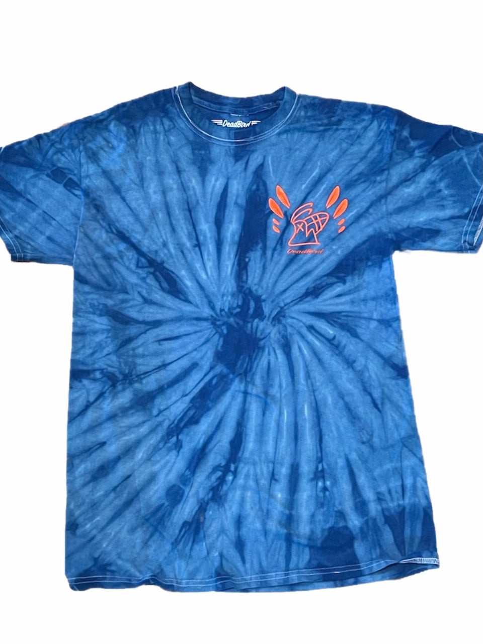 Blue Tie Dye DeadBird T-shirt
