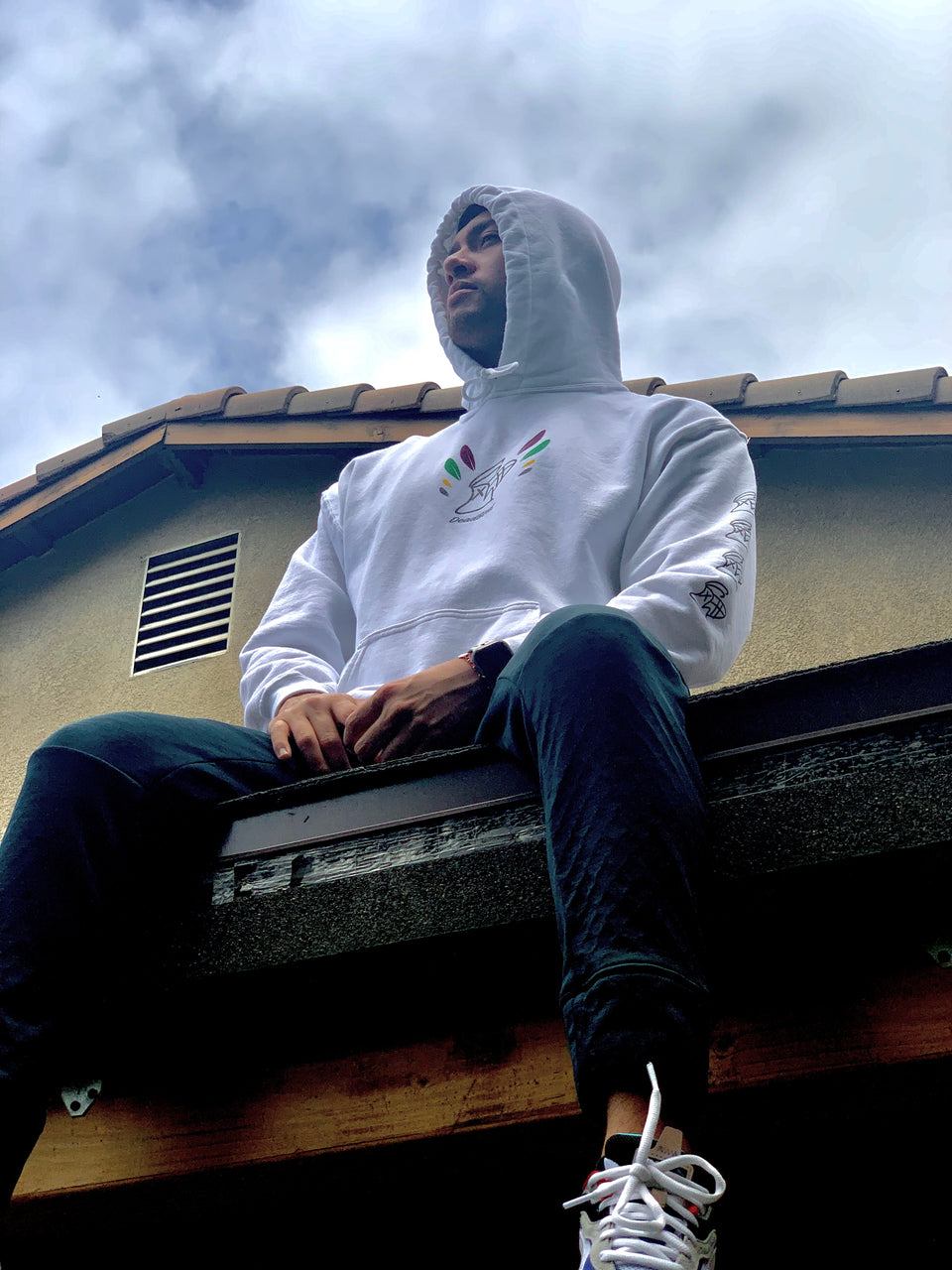 DeadBird White Hoodie limited