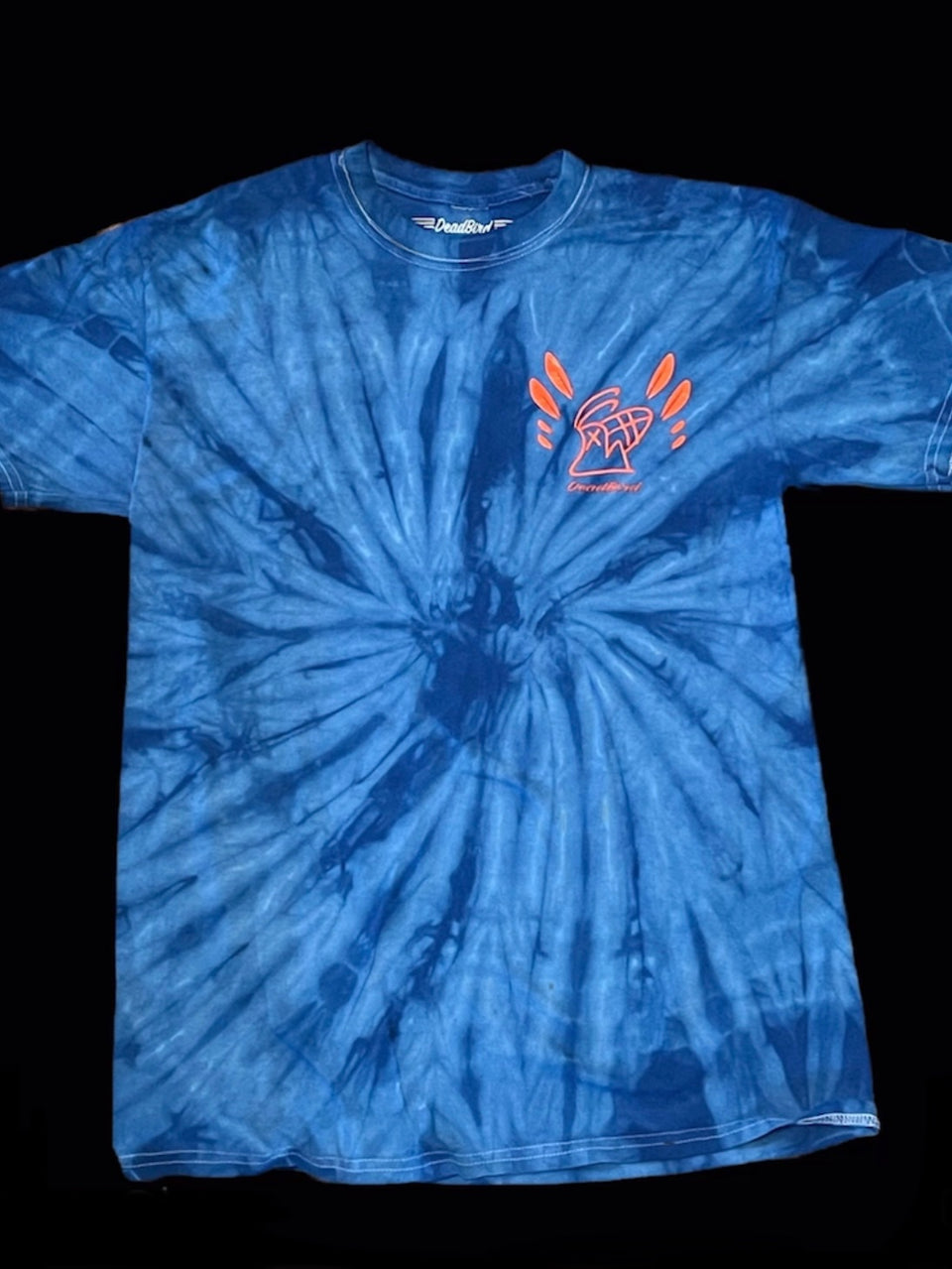 Blue Tie Dye DeadBird T-shirt