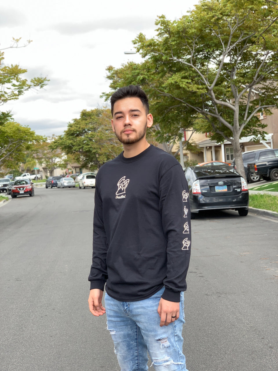 Long Sleeve DeadBird Shirt (Black)